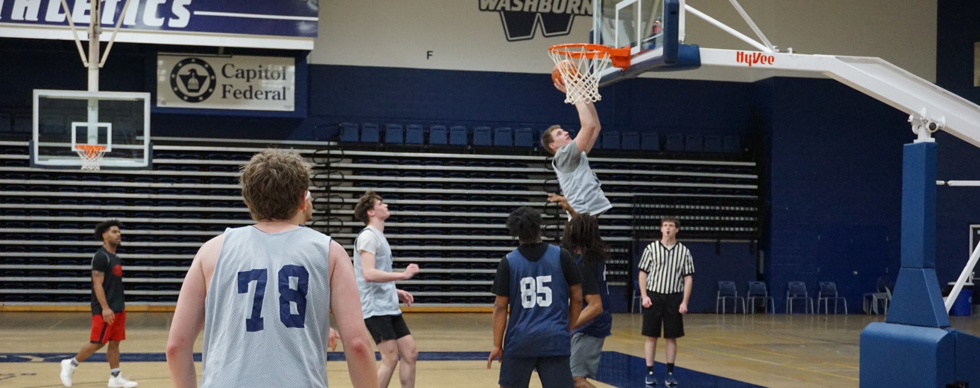 intramural sports playing basketball