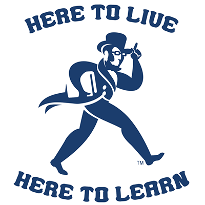 Here to live here to learn logo
