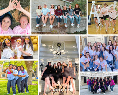 collage of sorority member photos