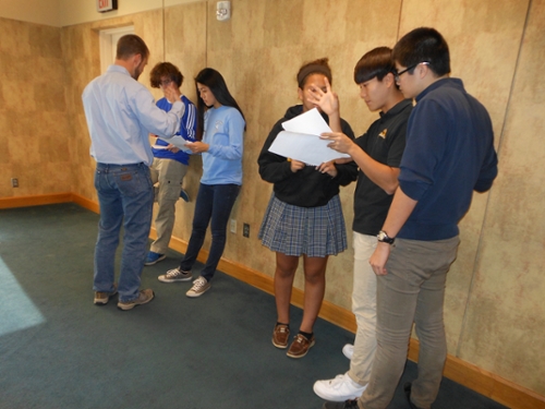 Mathnificent race organized by Dr. Porta and Dr. Shaw