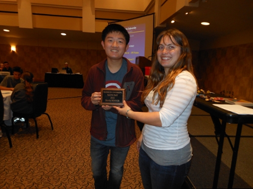 Plaque awarded to top team in their classification