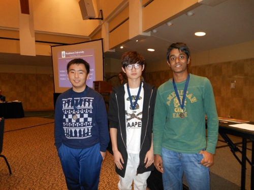 Three top seniors receive medals