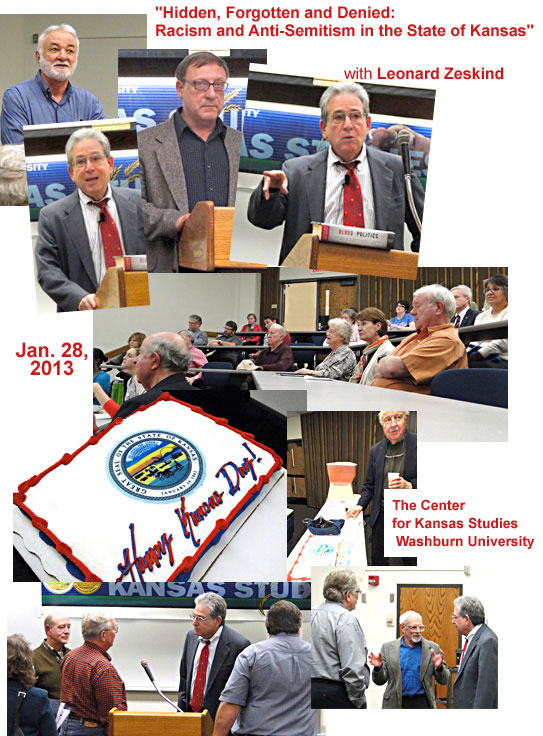 CKS 2013 Kansas Day Lecture, Leonard Zeskind, Racism and Anti-Semitism in the State of Kansas 