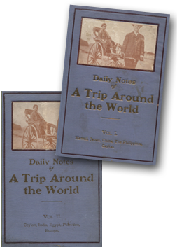 A Trip Around the World, v. 1 and 2, by E.W. Howe
