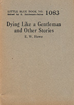 Dying Like a Gentleman and Other Stories, Little Blue Book Number 1083, Haldeman-Julius Company, ‏Girard, Kansas