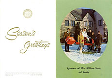 Bill Avery 25, Governor's Christmas card