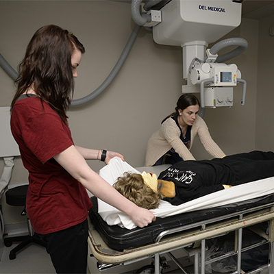Radiologic Tech in the lab
