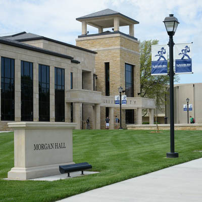 Morgan Hall from a distance.