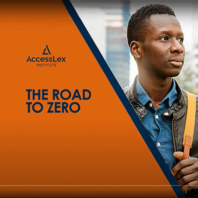 The Road to Zero video thumbnail with guy looking thoughtful while carrying a backpack