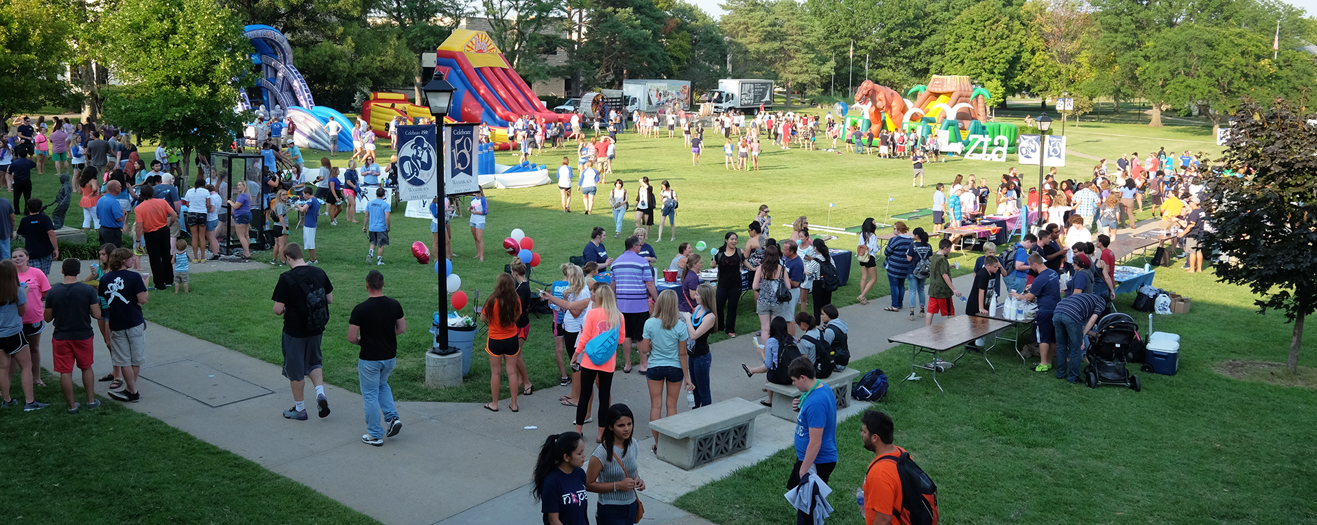 Washburn students participate in several activities during Welcome Week.