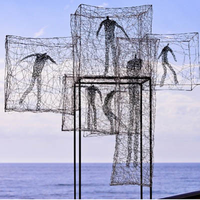 Example of wire sculpture to be built in workshop