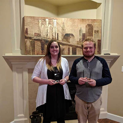 Bailey Hockett and Matt Parnell experienced a Final Four individual team finish at the 2018 NPDA Championships