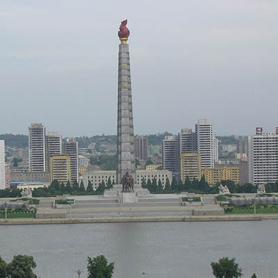 Juche tower, north korea