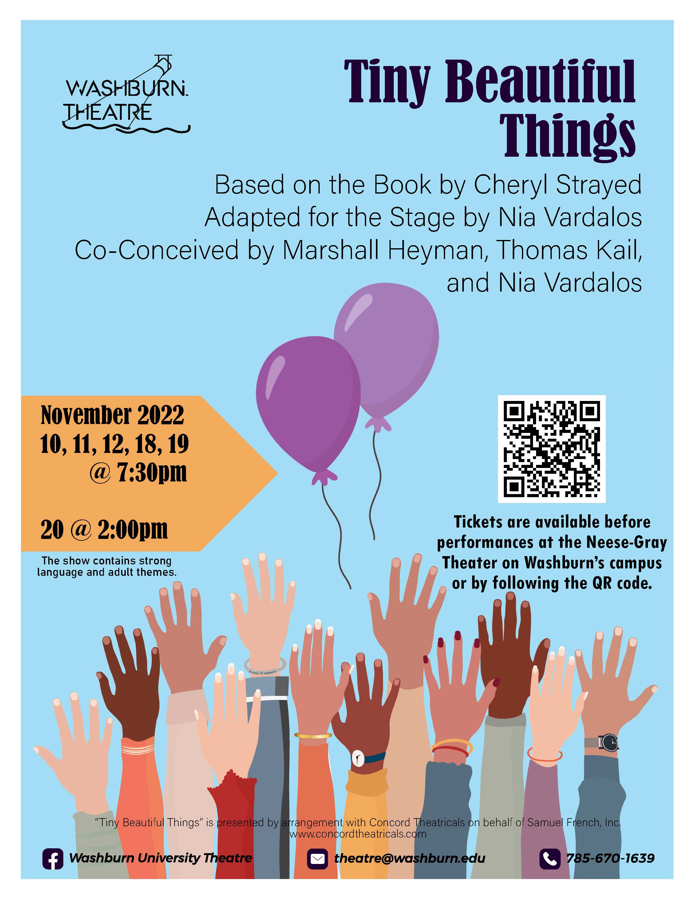 Tiny Beautiful Things production poster