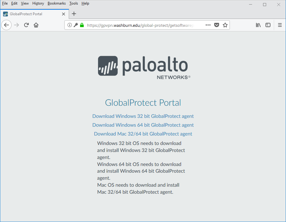 paloalto download page