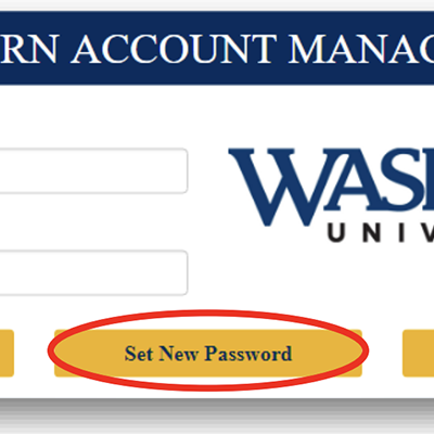 screen capture of password.washburn.edu with the Set New Password button circled