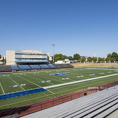 The field at Yager Stadium.