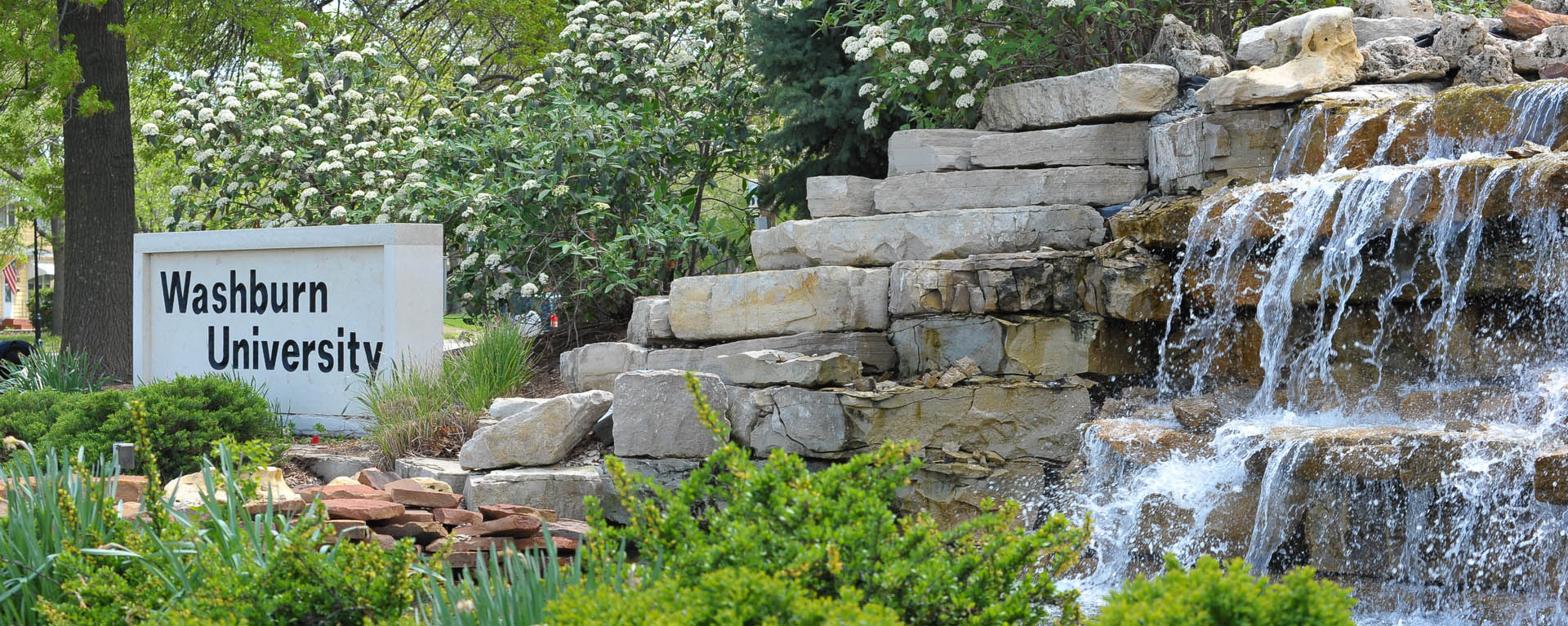 Washburn waterfall fountain