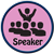 speaker badge