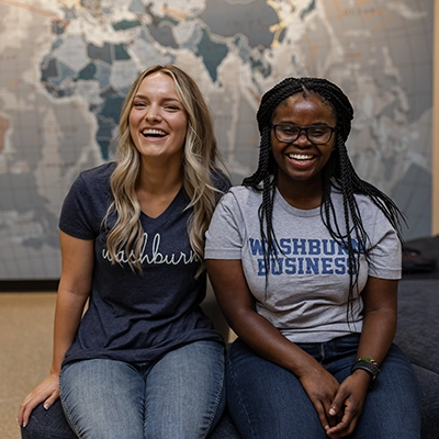 Two business students.