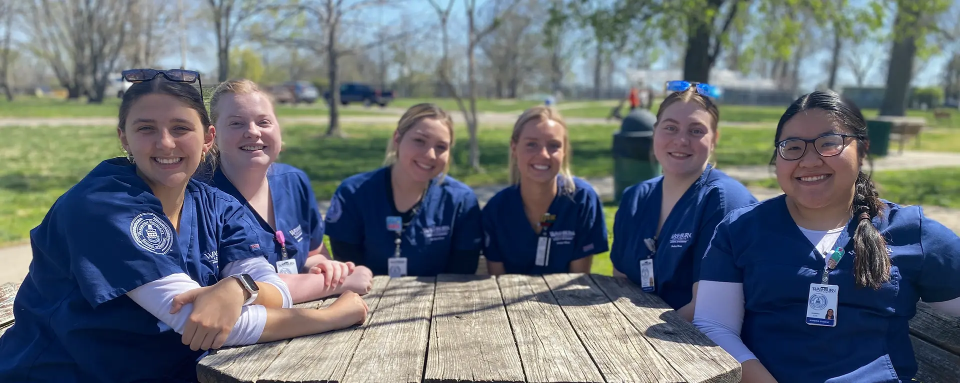 Washburn nursing students.