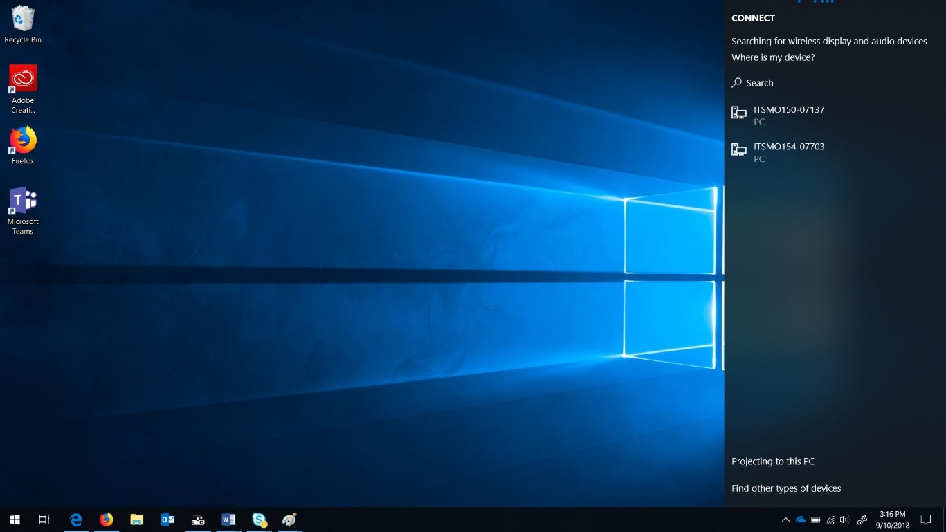 windows 10 desktop