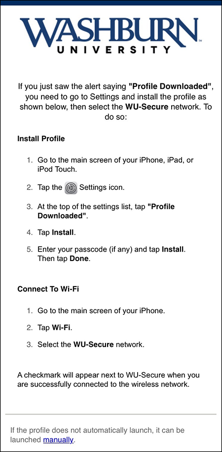 iOS confirmation screenshot