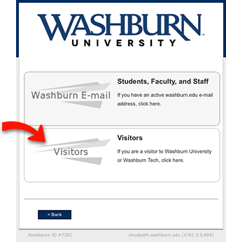 visitor button screenshot