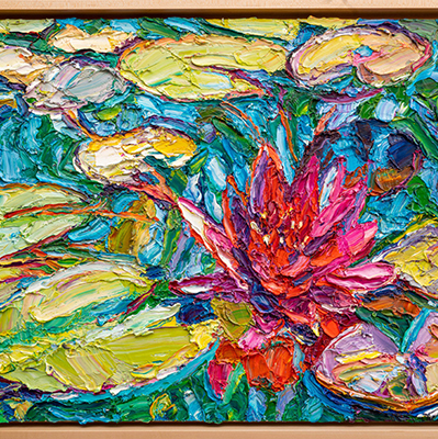 colorful lily painting