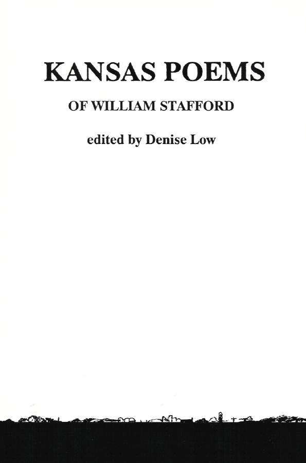 Cover of Kansas Poems of William Stafford