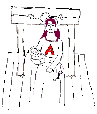 scarlet letter drawings