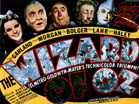 Movie Poster for the Wizard of Oz