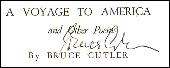 autographed title page