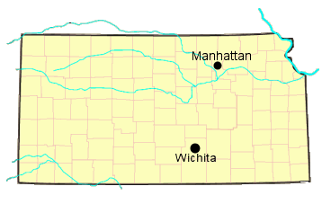 Defrain, Kansas Map