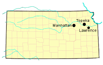 Etzel Map of Kansas Literature