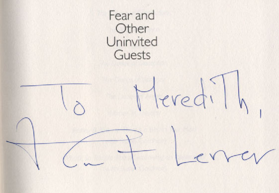 Harriet Lerner's signature