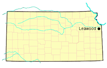 Leawood, Ks Map