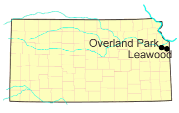 Candice Millard Kansas Map; Overland Park, Leawood