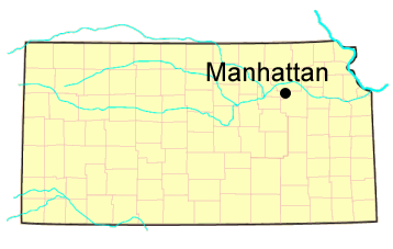 Manhattan is a Kansas location associated with Lori Roy
