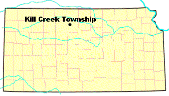 Ruede Kansas map