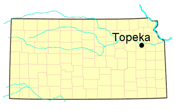 map of kansas