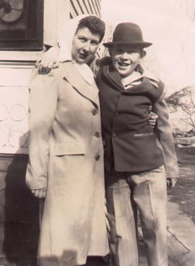 Max Yoho and his mother, Nellie