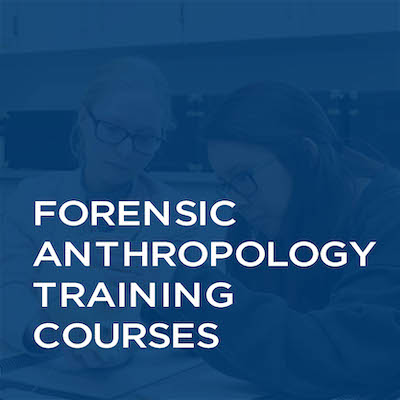 Image reads: Forensic Anthropology Training Courses